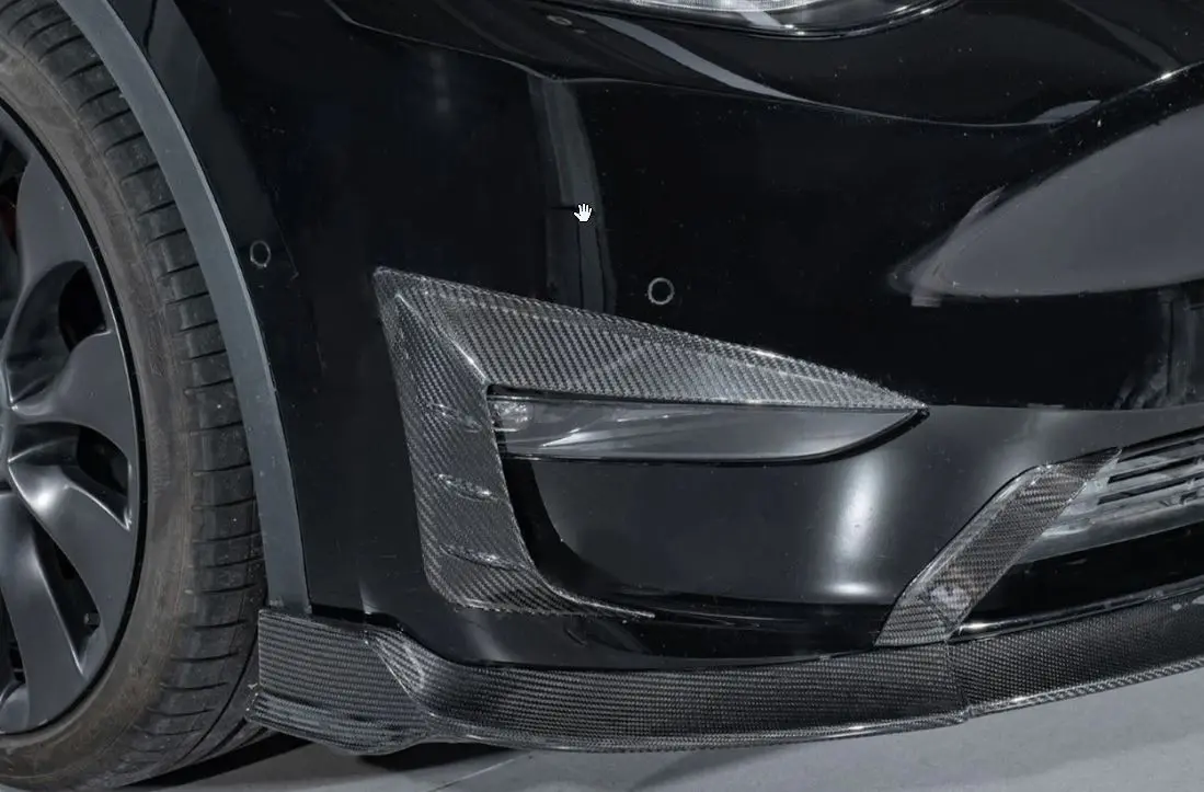 Karbel Carbon Pre-Preg Carbon Fiber Upper Valences For Tesla Model Y / Performance 1