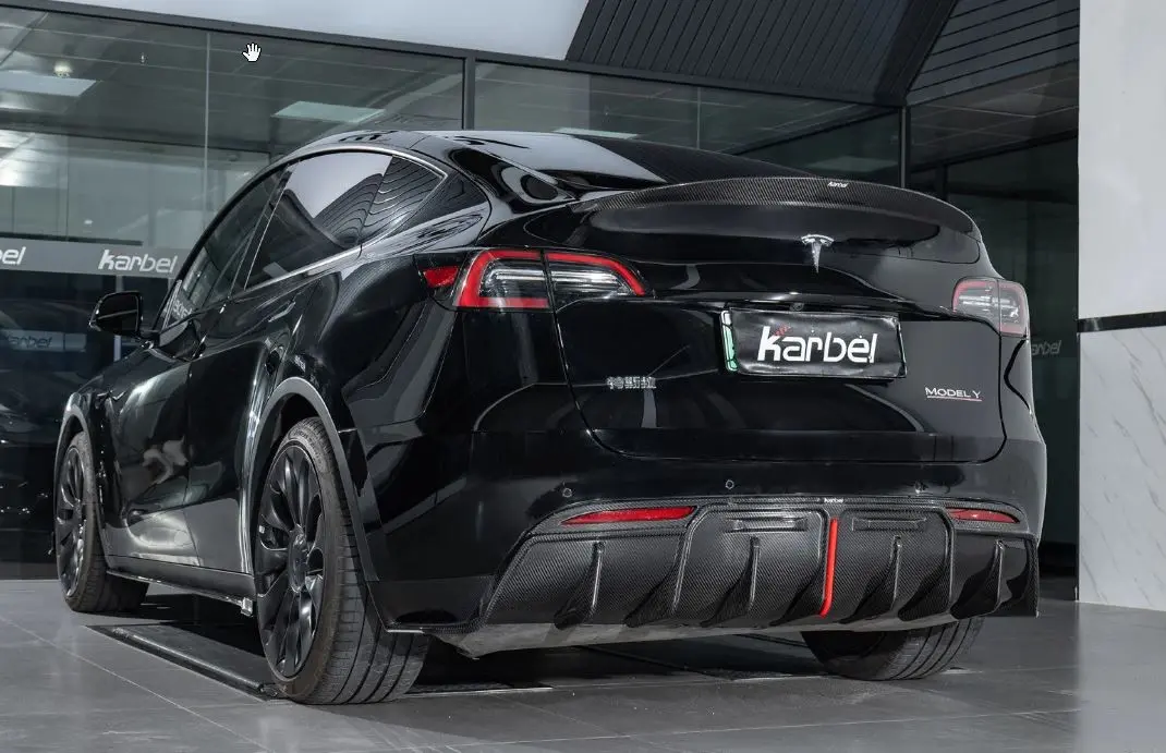 Karbel Carbon Pre-Preg Carbon Fiber Rear Spoiler For Tesla Model Y / Performance 1