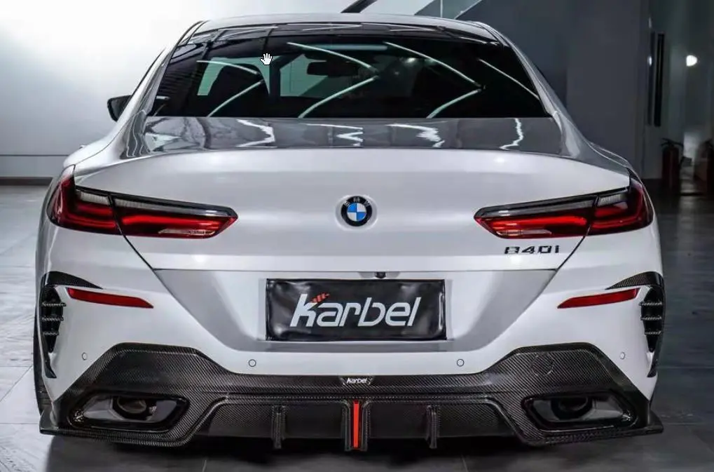 Karbel Carbon Dry Carbon Fiber Rear Diffuser For Bmw 8 Series G16 840I 850I Gran Coupe 4 Door Sedan 1