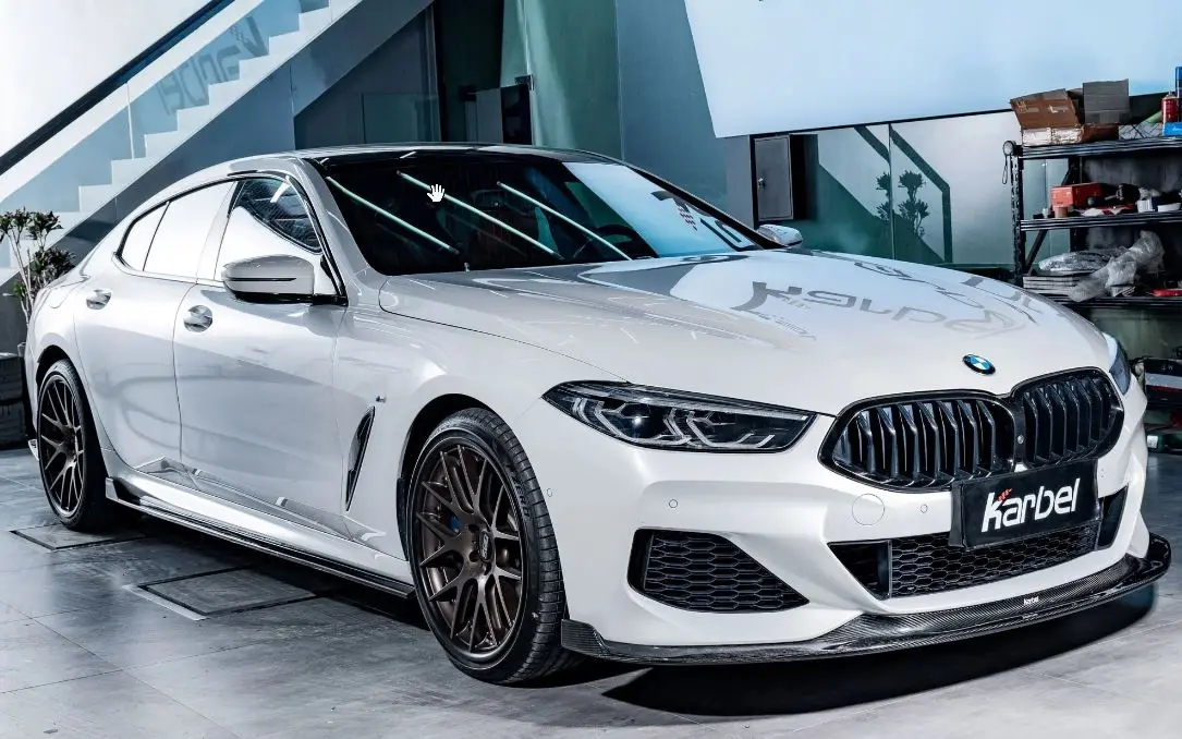 Karbel Carbon Dry Carbon Fiber Side Skirts For Bmw 8 Series G16 840I 850I Gran Coupe 4 Door Sedan 1