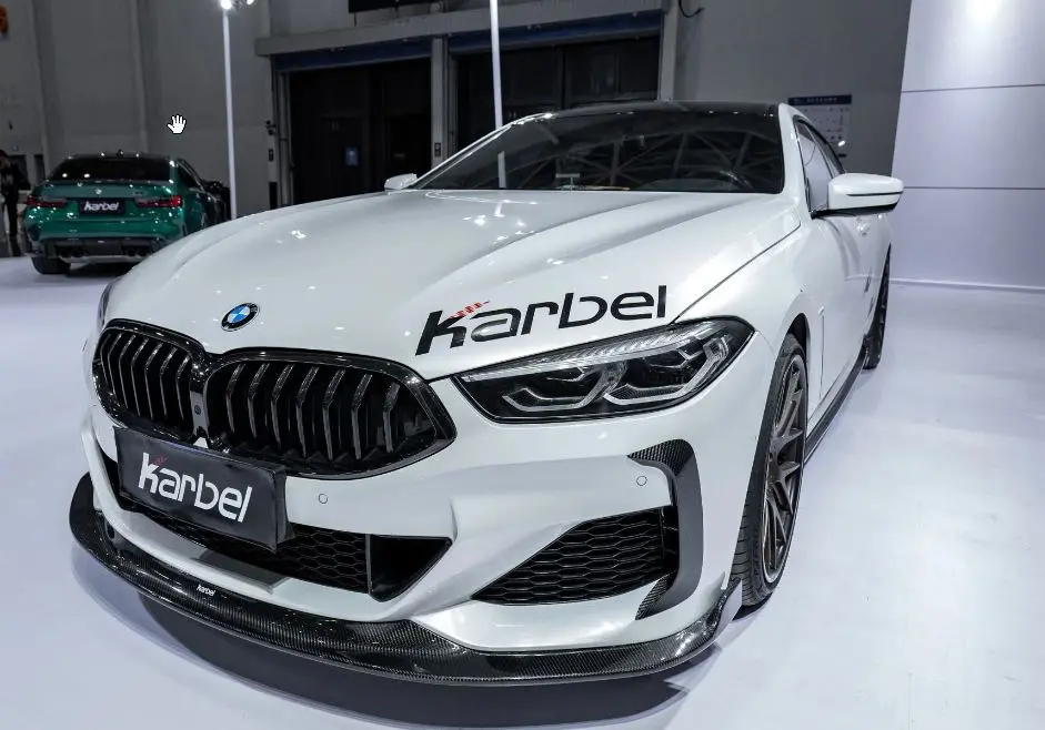 Karbel Carbon Dry Carbon Fiber Fog Light Overlay For Bmw 8 Series G14 G15 G16 840I 850I Gran Coupe 4 Door Sedan 2 Door Coupe & Convertible 1
