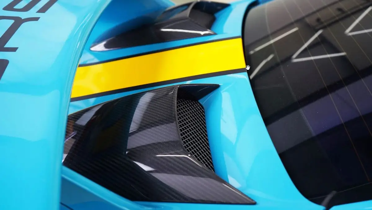 Karbel Carbon Dry Carbon Fiber Rear Engine Cover Trim For Porsche 911 991.2 Gt3 1