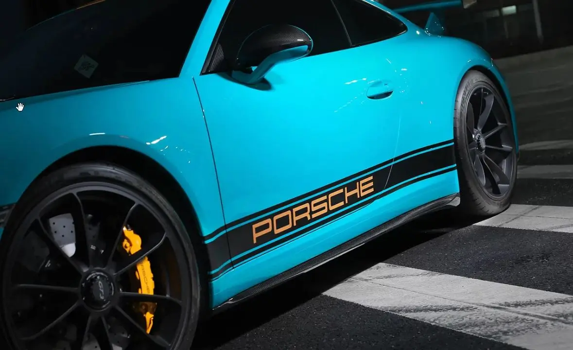 Karbel Carbon Dry Carbon Fiber Side Skirts For Porsche 911 991.2 Gt3 2