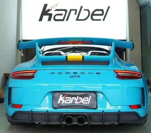 Karbel Carbon Dry Carbon Fiber Rear Diffuser For Porsche 911 991.2 Gt3 1