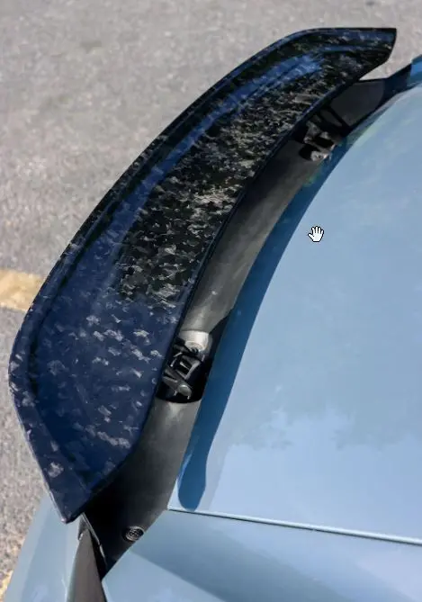 Karbel Carbon Dry Carbon Fiber Rear Spoiler For Porsche 718 Cayman 1