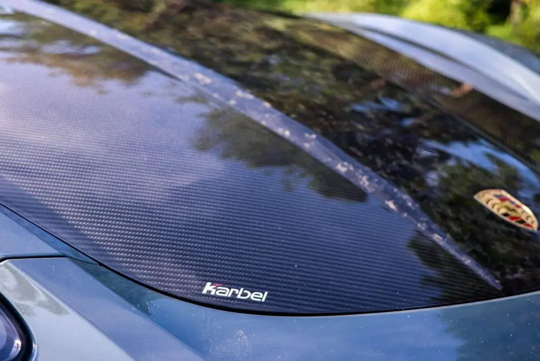 Karbel Carbon Dry Carbon Fiber Double-Sided Hood Bonnet For Porsche 991 911 & 718 2