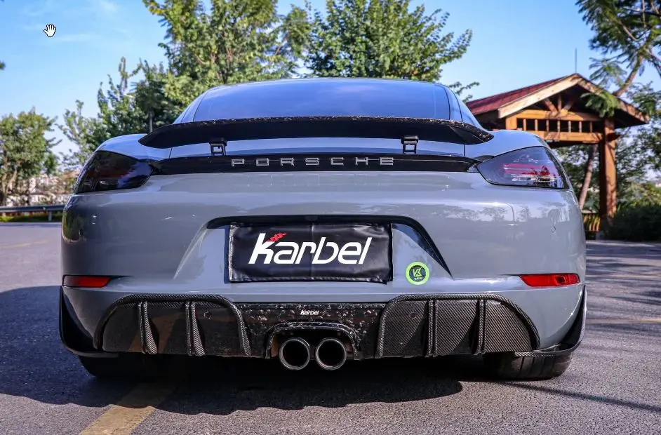Karbel Carbon Dry Carbon Fiber Full Body Kit For Porsche 718 Cayman & Boxster 3
