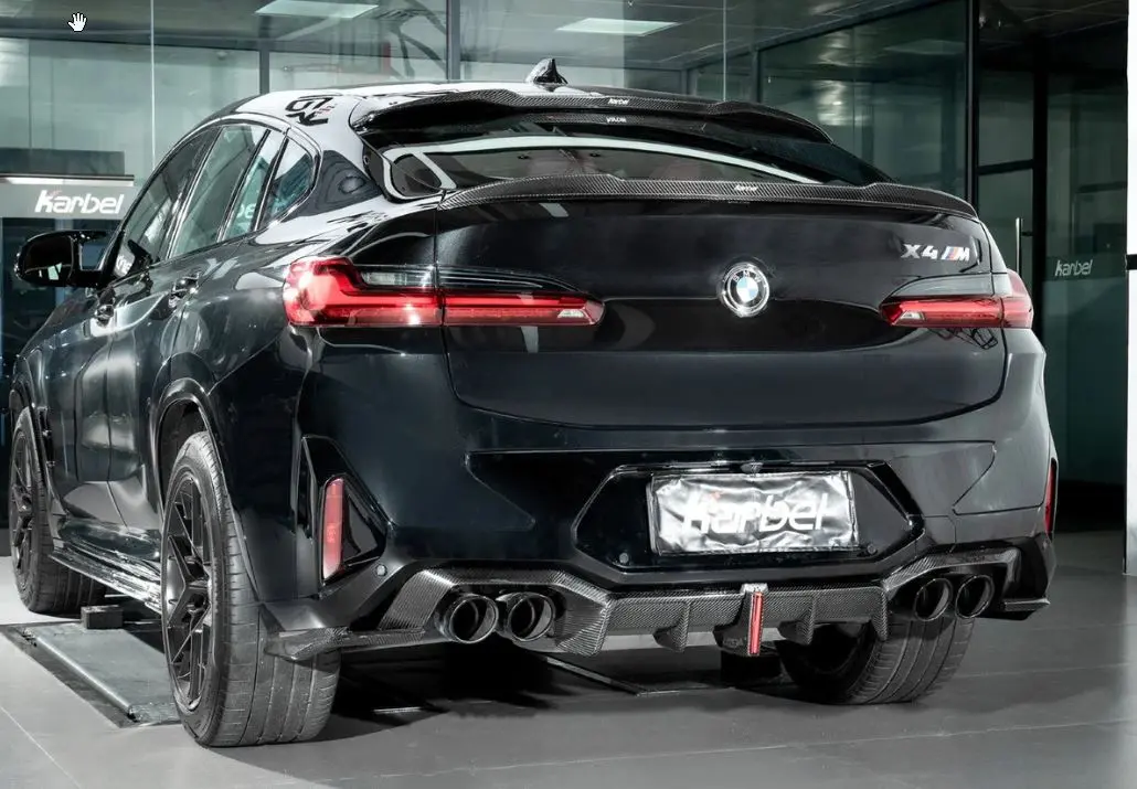 Karbel Carbon Pre-Preg Carbon Fiber Rear Diffuser For Bmw X4m/C F98 & X3m/C F97 Lci 2022+ 1