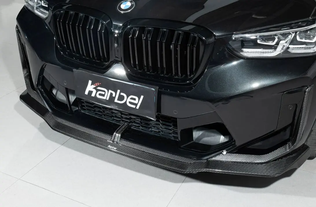 Karbel Carbon Pre-Preg Carbon Fiber Front Lip For Bmw X4m/C F98 & X3m/C F97 Lci 2022+ 1
