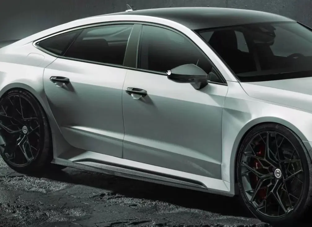 Future Design Blaze Carbon Fiber Side Skirts For Audi Rs7 C8 2020-2022 1