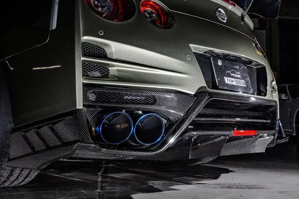 Top Secret R35 M17 Dry Carbon Rear Under Diffuser 1