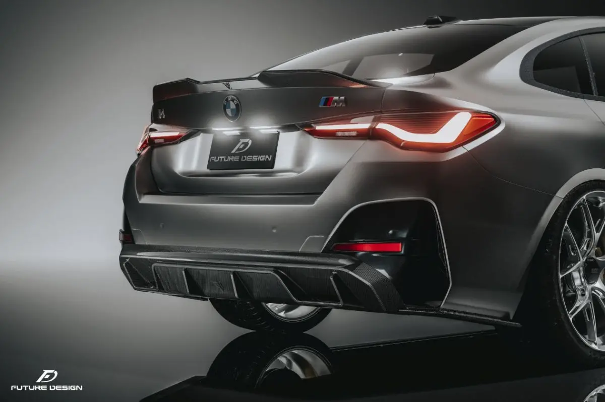 Bmw I4 G26 2022+ Carbon Fiber Rear Spoiler By Future Design 1