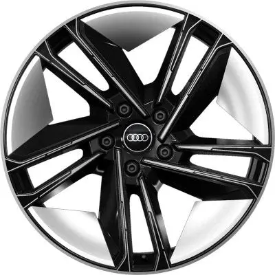 (Demo Car Wheels) 21" Audi E-Tron Gt Rs Double Spokes Wheels 1