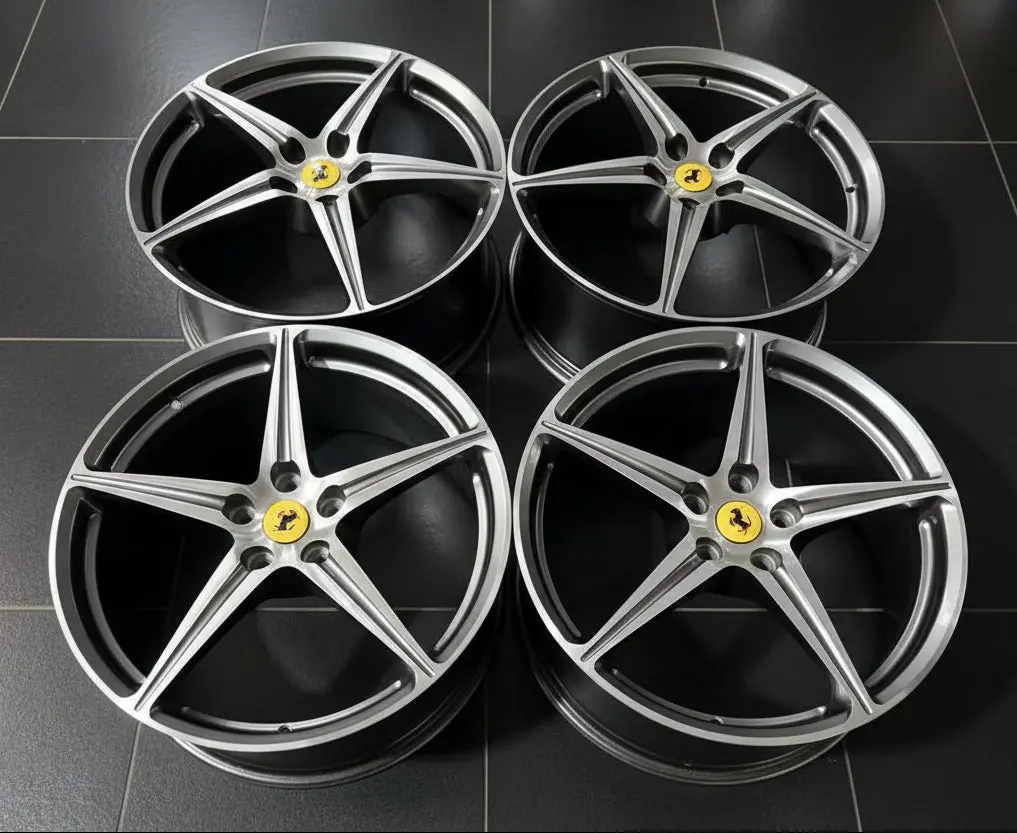 (Demo Car Wheels) 20" Ferrari 458 Oe  5-Spokes Wheels 1