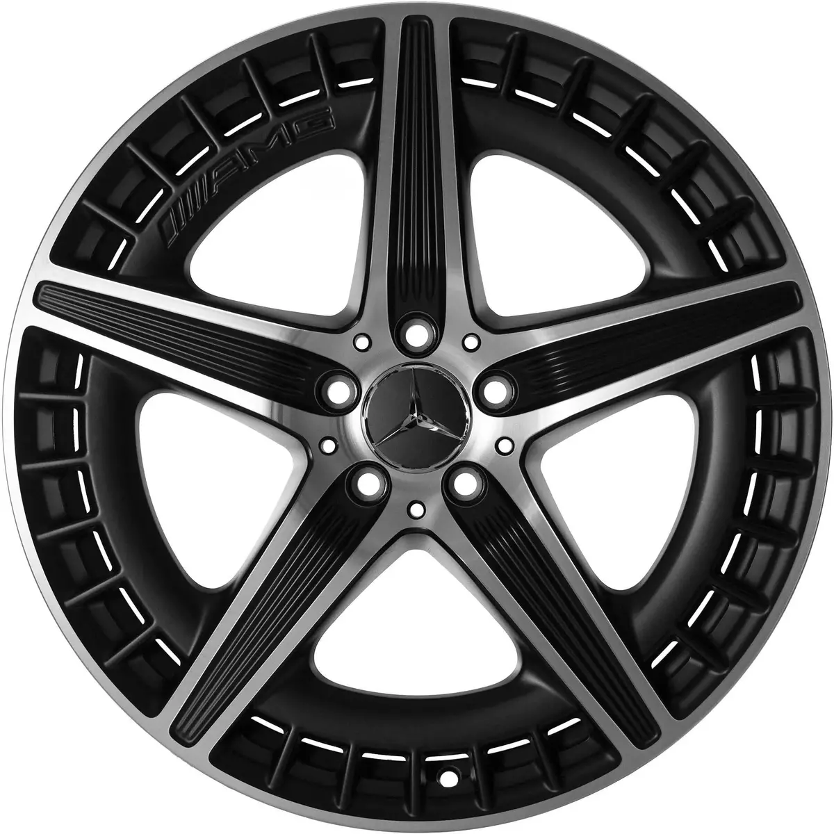 (Demo Car Wheels) 20" Mercedes-Benz Eqe V295 / X294 Suv Amg 5 Twin Spoke Wheels 1