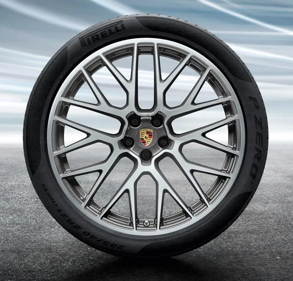 21” Porsche Macan Rs Spyder Design Oe Complete Wheel Set 1