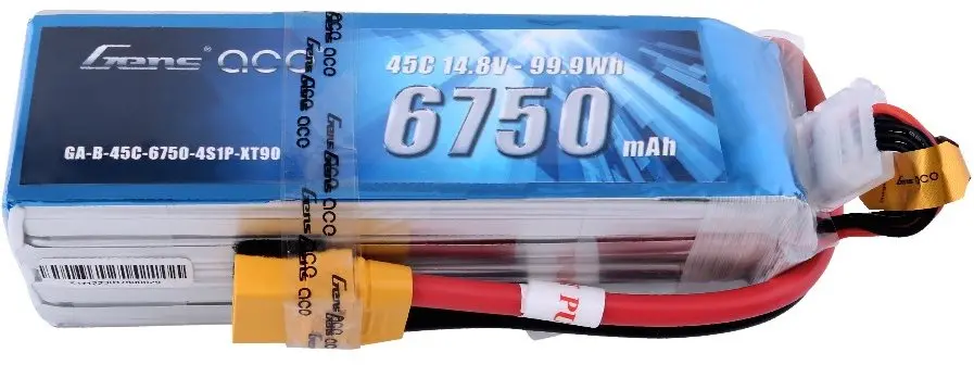 Ga-B-45C-6750-4S1p-Xt90  6750Mah 45C 14.8V Battery W/ Xt90 Connector 1