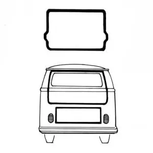 Cargo Door Seal - Kombi 1972 To 1979 1