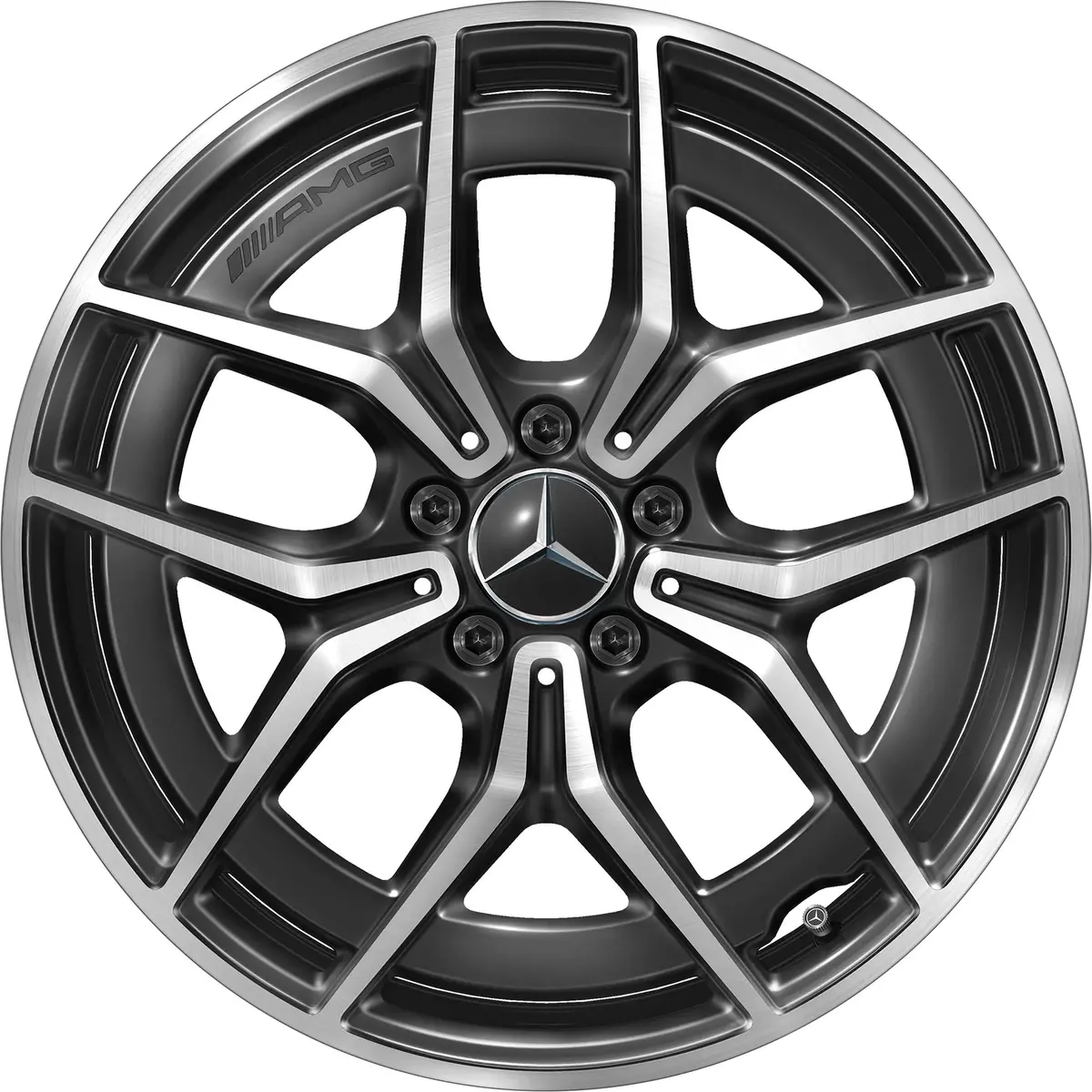 19" Mercedes-Benz C-Class W206 5 Twin Spoke Amg Oe Wheels 1