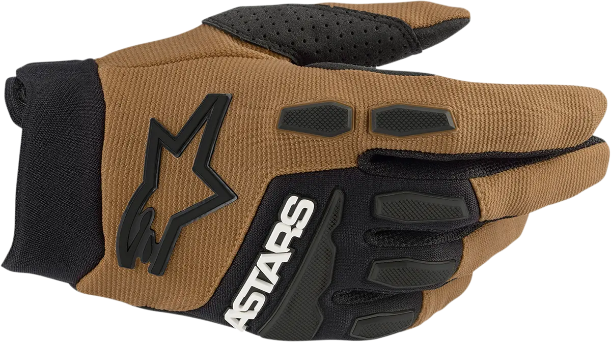 Alpinestars Full Bore Gloves – Camel/Black, Size Small (Sku 3563622-879-S) 1