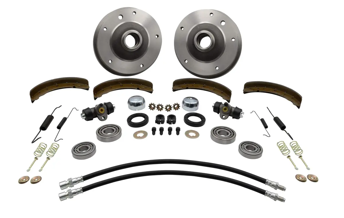 Brake Drum Kit, Front - Beetle/Ghia 1958 To 1964 1