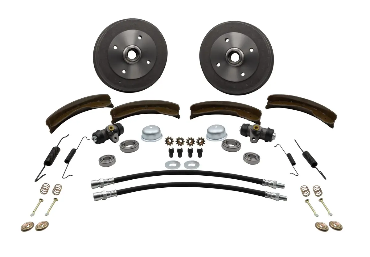 Brake Drum Kit, Front   - Beetle 1971 To 1977 1