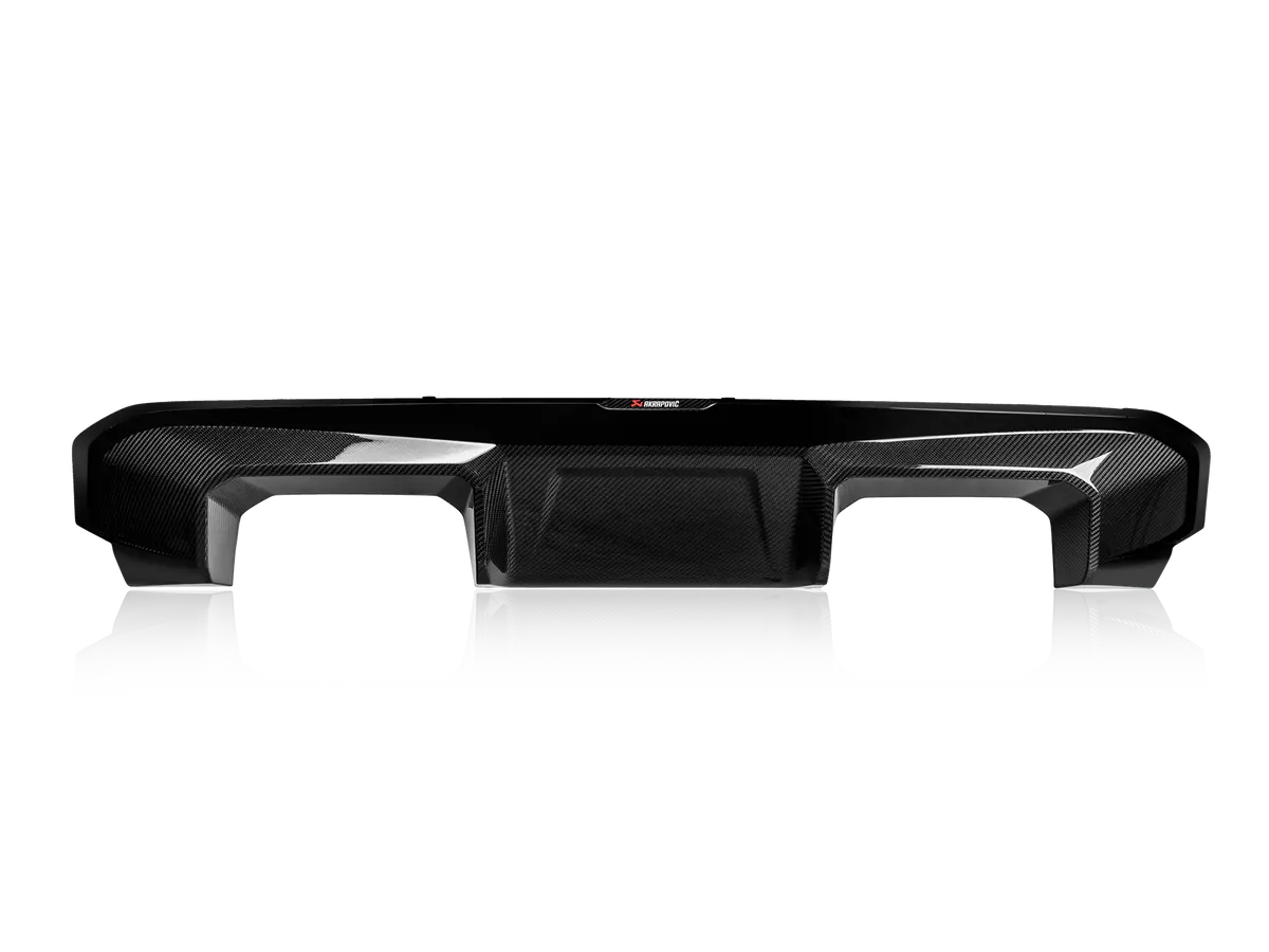 Akrapovic Rear Carbon Fiber Diffuser (Gloss Black) For Bmw M3 (G80, G81) 2022+ 1