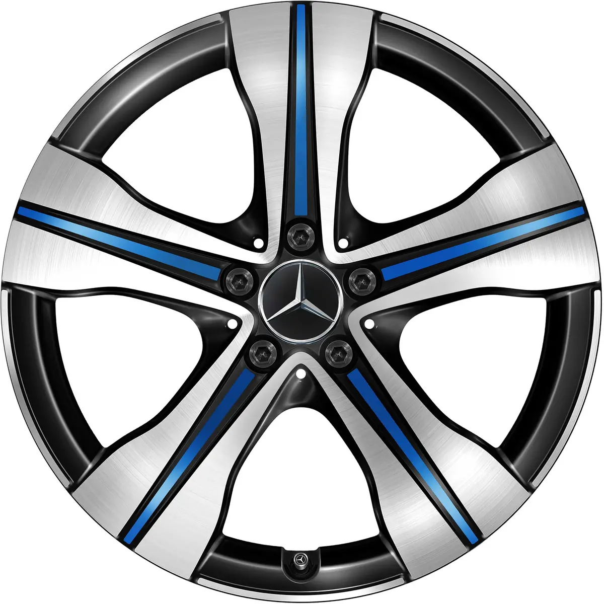 19" Mercedes-Benz Eqa H243 5 Spoke Aero Oe Wheels 1