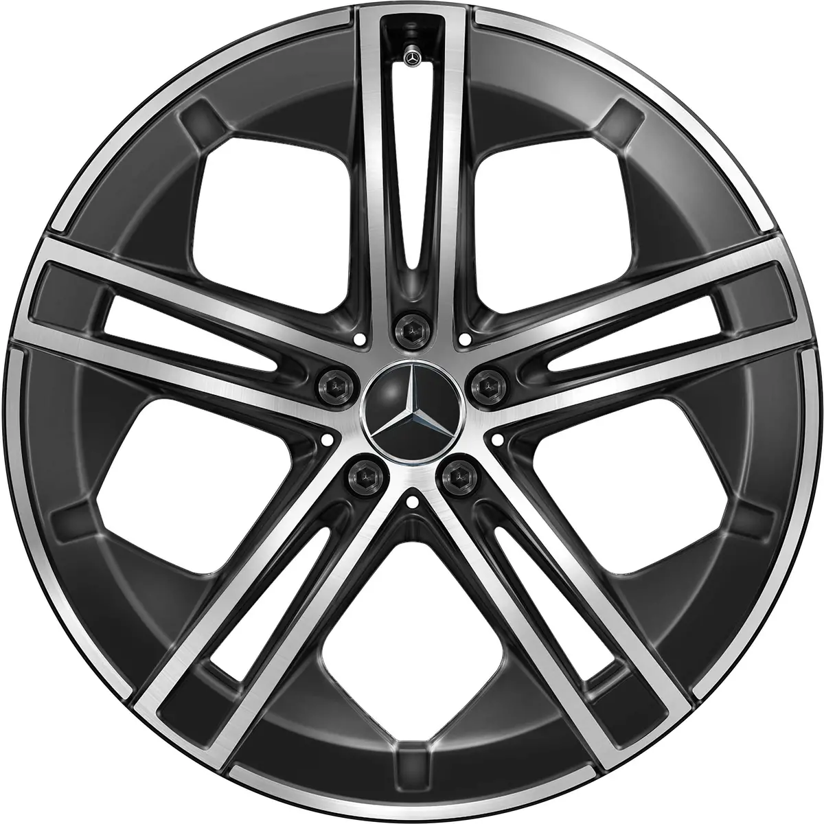 21" Mercedes-Benz Eqe V295 / X294 Suv 5 Twin Spoke Aero Oe Wheels 1