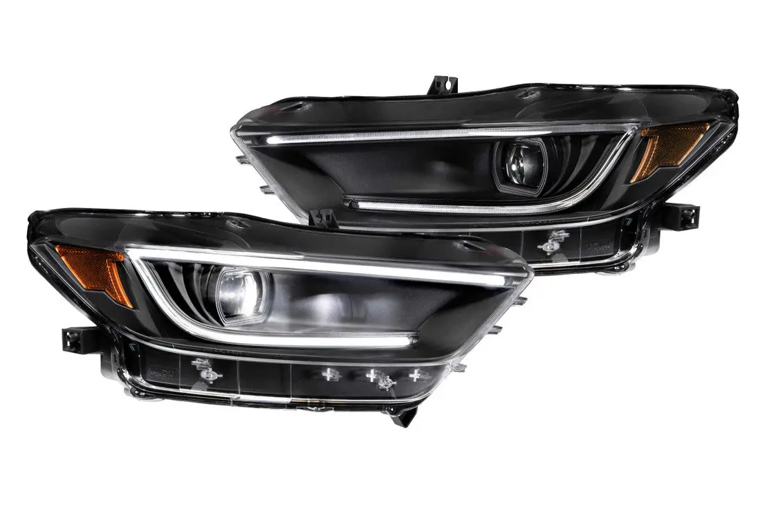 Xb Led Headlights: Ford Mustang (15-17) (Pair / Asm) 1