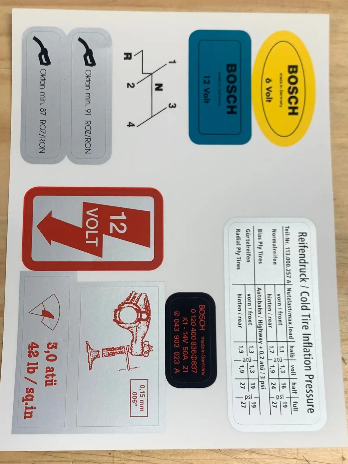 Sticker Kit Sheet, Beetle 1