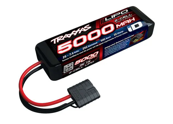 2842X - 5000Mah 7.4V 2-Cell 25C Lipo Battery 1