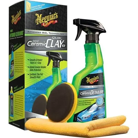 Meguiars Hybrid Ceramic Quik Clay Kit 1