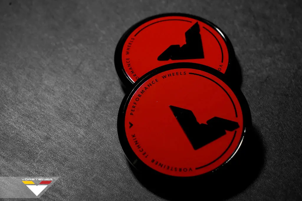 Vorsteiner V-Ff Series Special Edition Red Center Caps 1
