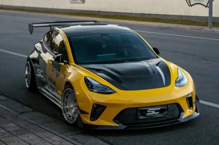 Robot Craftsman Hacker Widebody Kit For Tesla Model 3 1