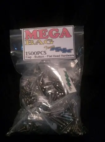 Knk1500mb 1500 Pcs Mega Bag  Cap-Button-Flat Head Hardware 1