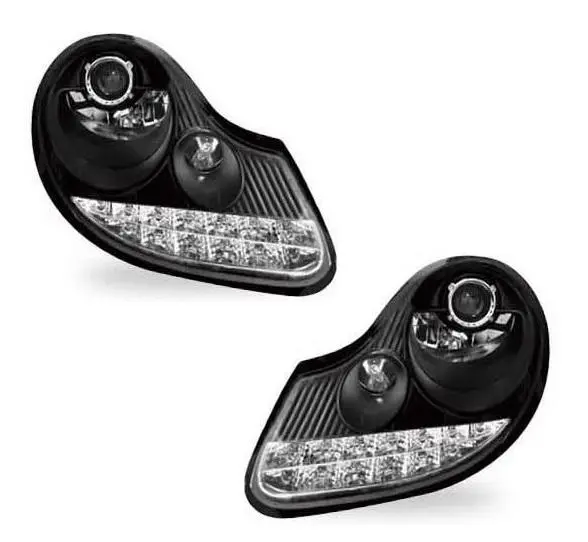 Porsche Boxster 986 1999-2004 Led Projector Black Base Headlight 1