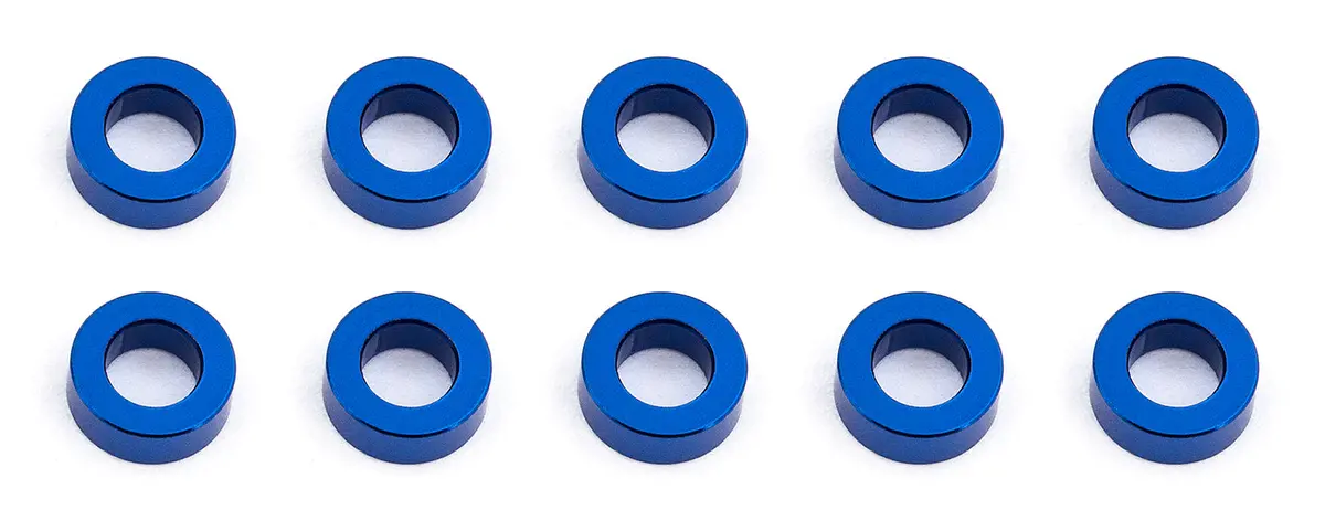31383 Ballstud Washers 5.5X3.0X2.0Mm Blue Aluminum 1