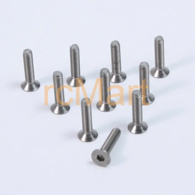 Bhf-314 3X14mm Flathead Titanium Screws 1