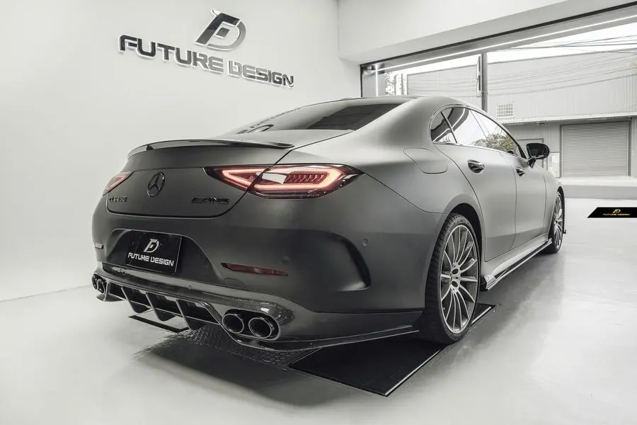 Mercedes-Benz W257 Cls Class 2019+ Facelift Carbon Fiber Rear Spoiler Ver. 1 By Future Design 2