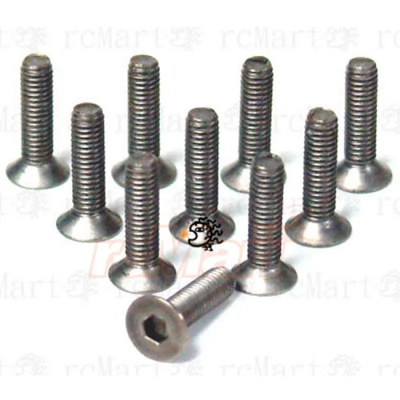Bhf-328 3X28mm Flathead Titanium Screws 1
