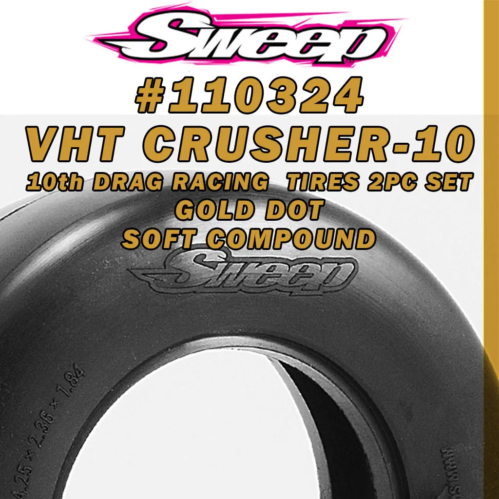 110324 Gold Dot Vht Crusher-10 Belted Tire Soft Comp 1