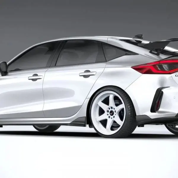 Revozport Honda Civic Type R Fl5 Dry Carbon Fiber Fl5 Rear Bumper Skirts 1