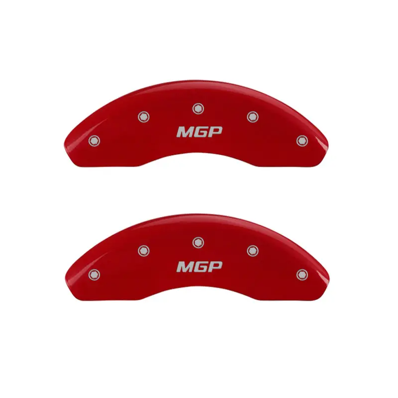 Mgp Engraved Red Caliper Covers With Silver Text For 2017 Kia Niro (Front & Rear) 1