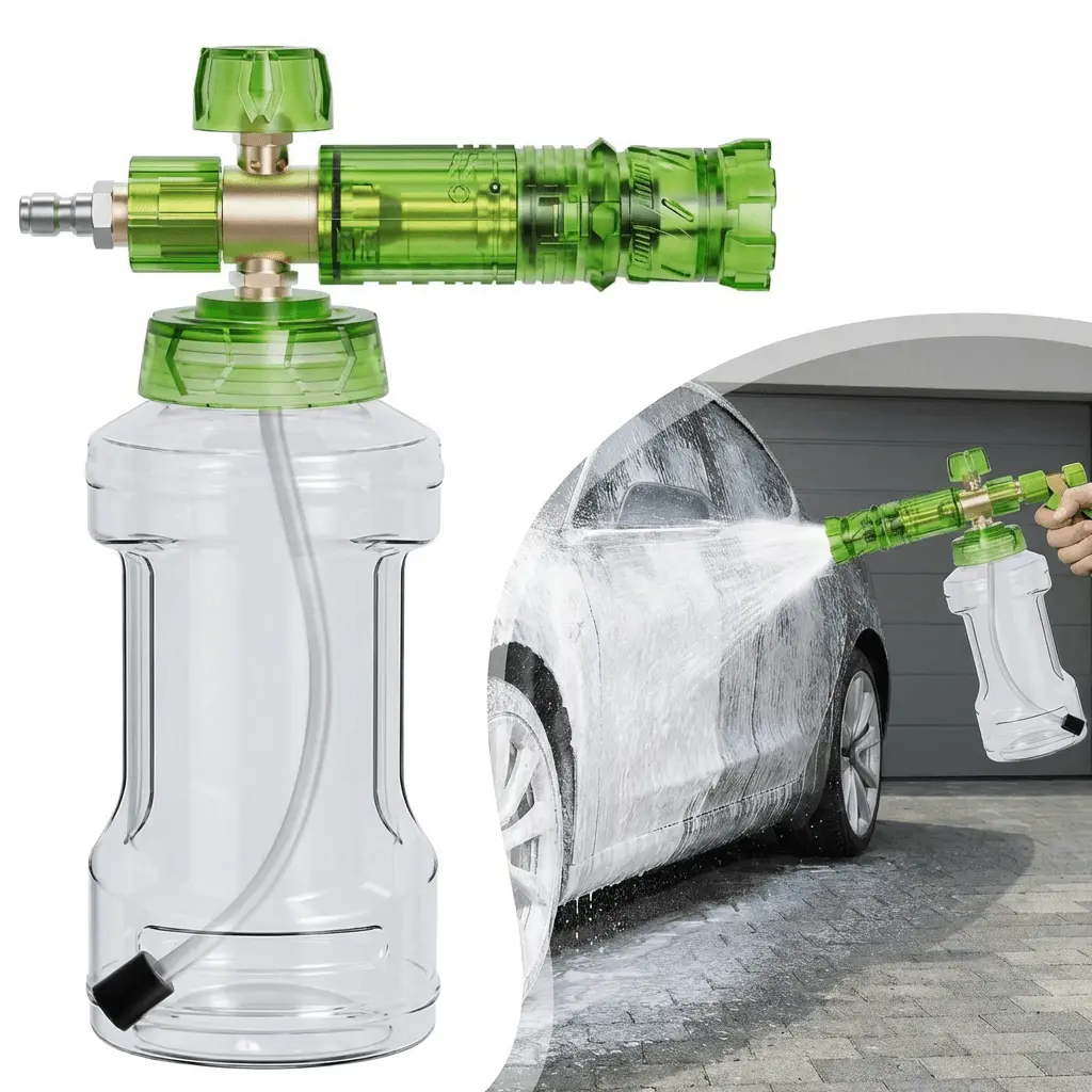 4000 Psi Foam Cannon For Pressure Washer - Aluminum Alloy Snow Foam Lance With 1/4" Quick Connect 1