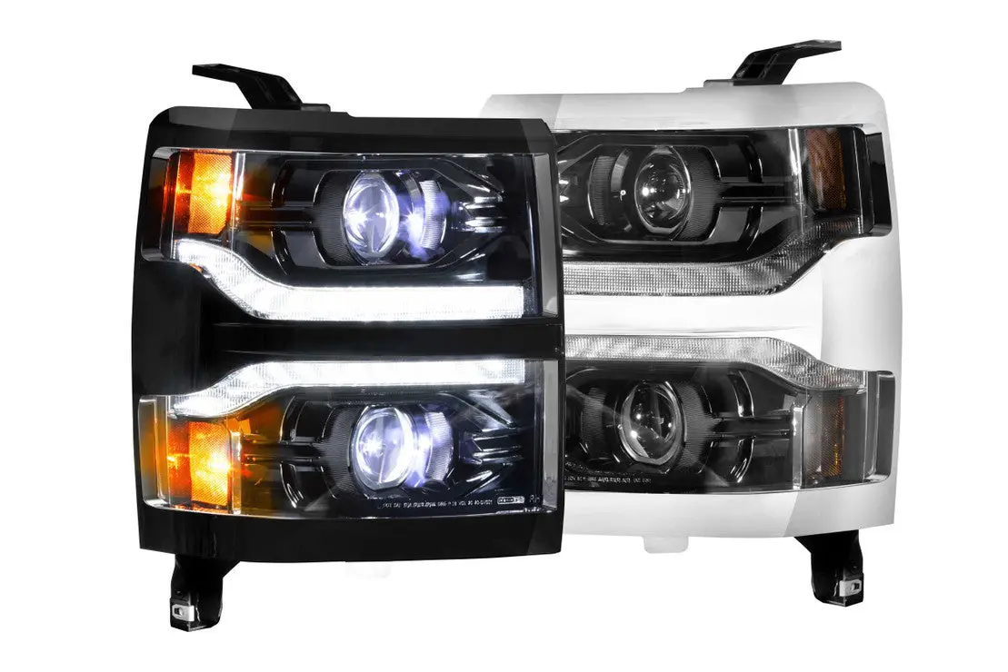 Xb Led Headlights: Chevrolet Silverado 1500 (14-15) (Pair / Asm) 1