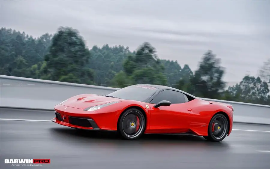 Darwinpro 2010-2015 Ferrari 458 Coupe/Spyder Bkss Style Side Skirts 1