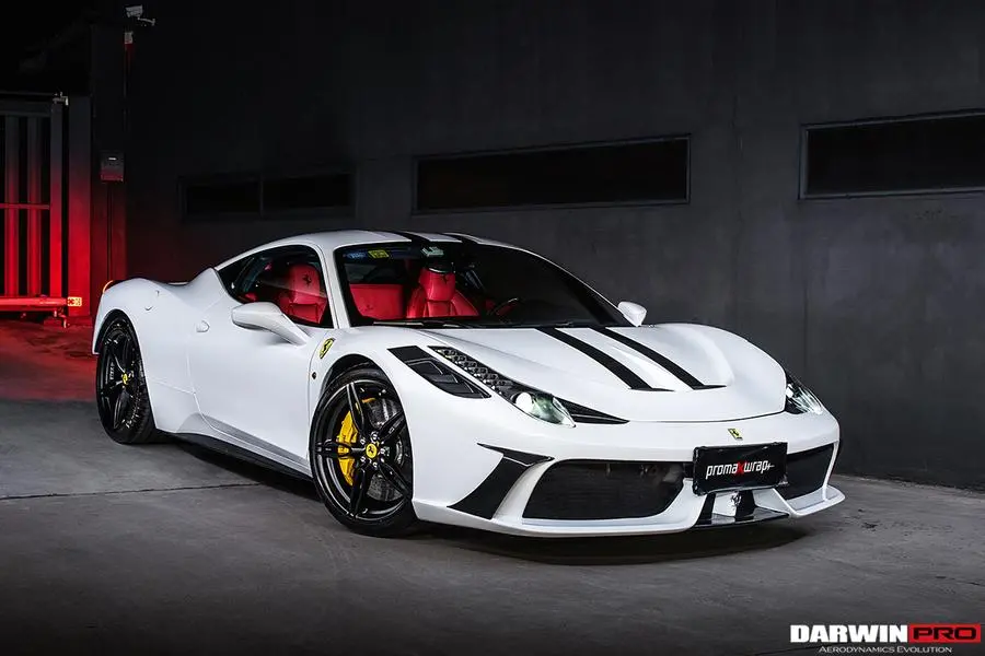 Darwinpro 2010-2015 Ferrari 458 Coupe/Spyder Speciale Style Front Bumper 1