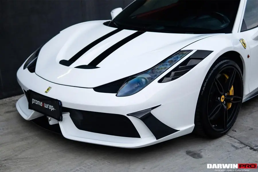 Darwinpro 2010-2015 Ferrari 458 Coupe/Spyder Speciale Style Hood 1