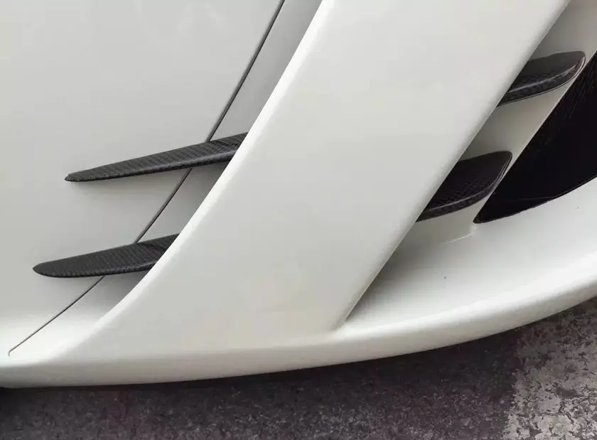 Future Design Dry Carbon Fiber Front Bumper Canards For Ferrari 458 Italia Speciale 1
